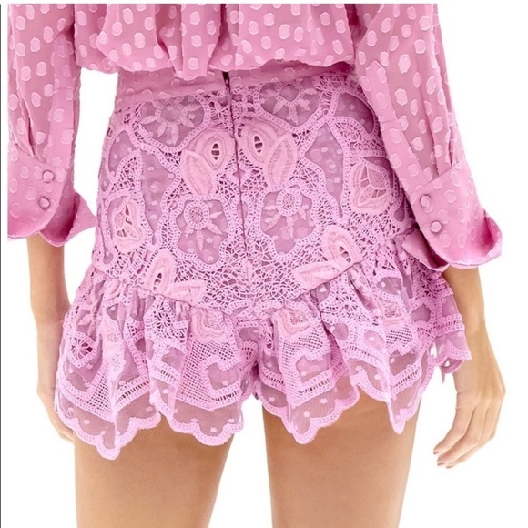 Alexis
Inka Mixed Lace Pink Shorts - Picture 5 of 12